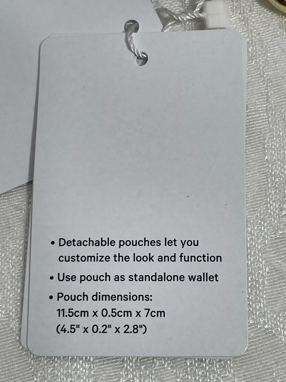 Lululemon NWT Dual Pouch Wristlet in Pink and Light Gray